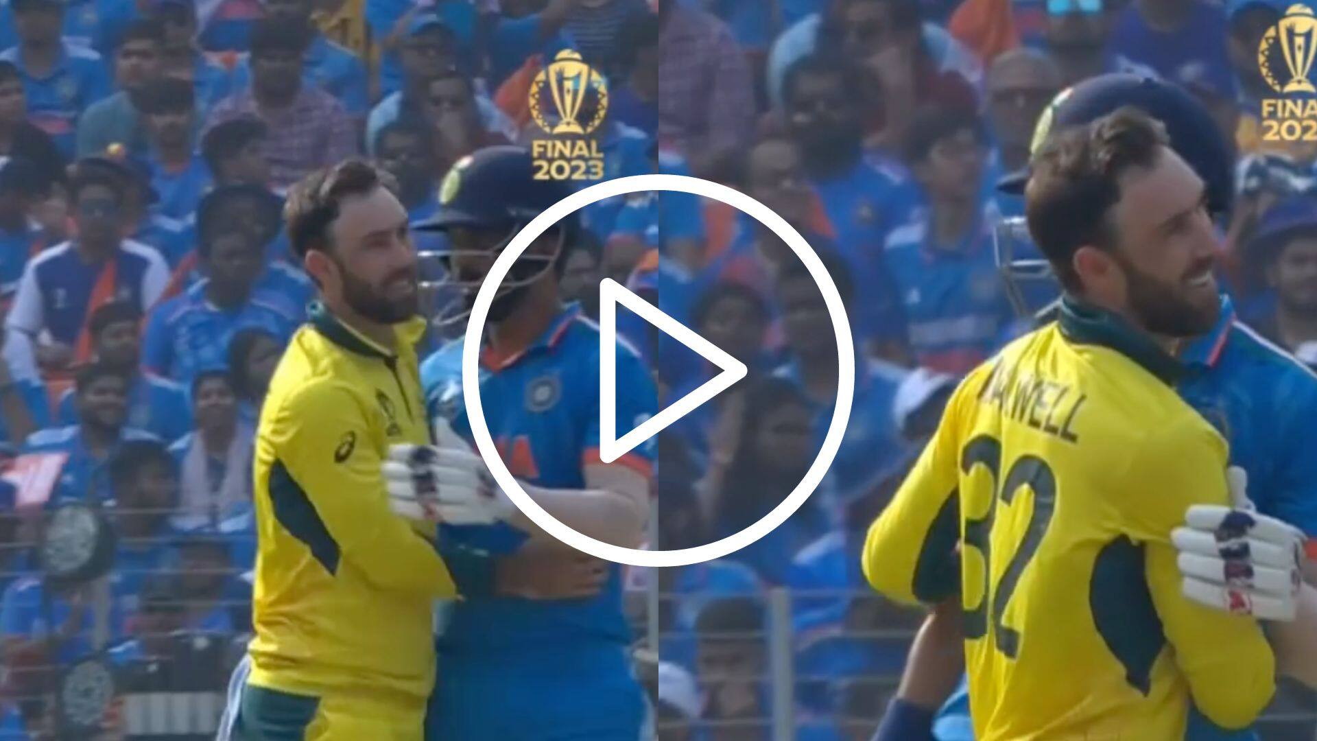 [Watch] KL Rahul, Glenn Maxwell ‘Hugging’ Each Other Amidst World Cup Final